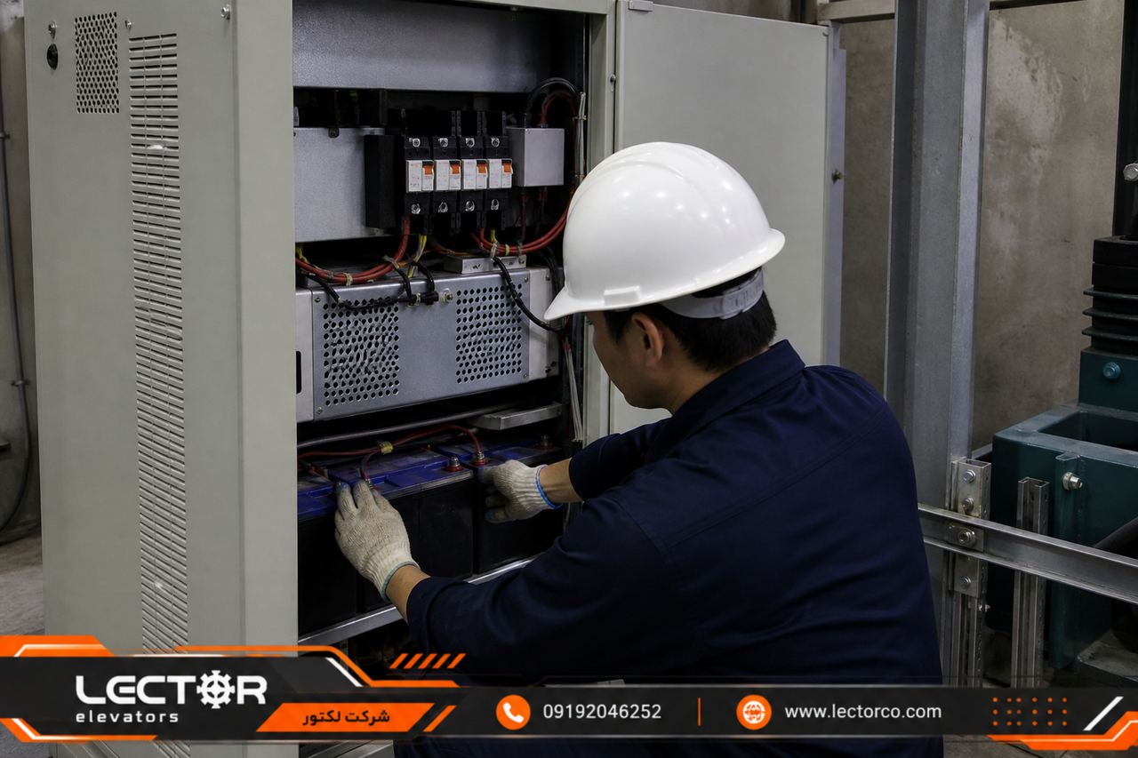 کابینت UPS و نجات اضطراری آسانسور