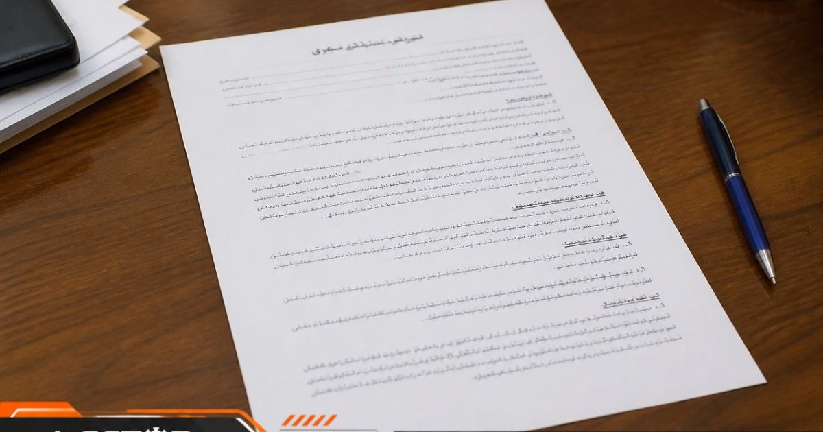 نمونه قرارداد سرویس آسانسور روی میز
