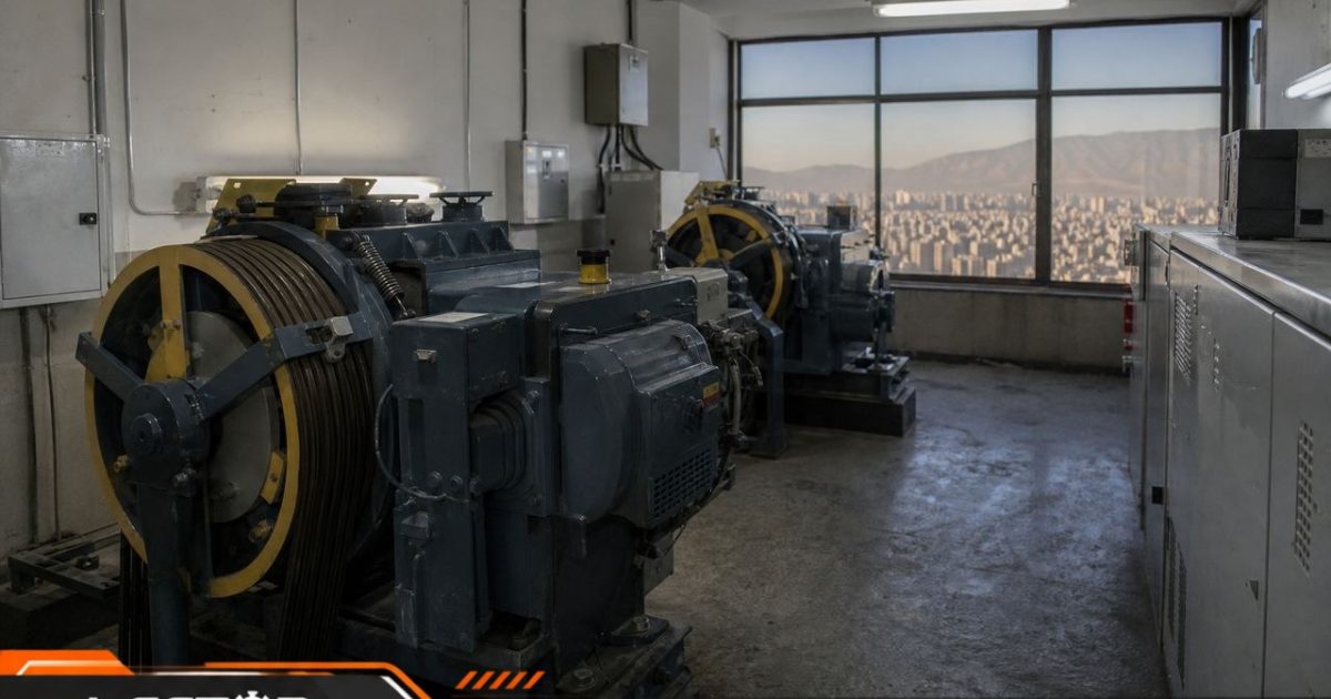 موتورخانه آسانسور برج بلند تهران