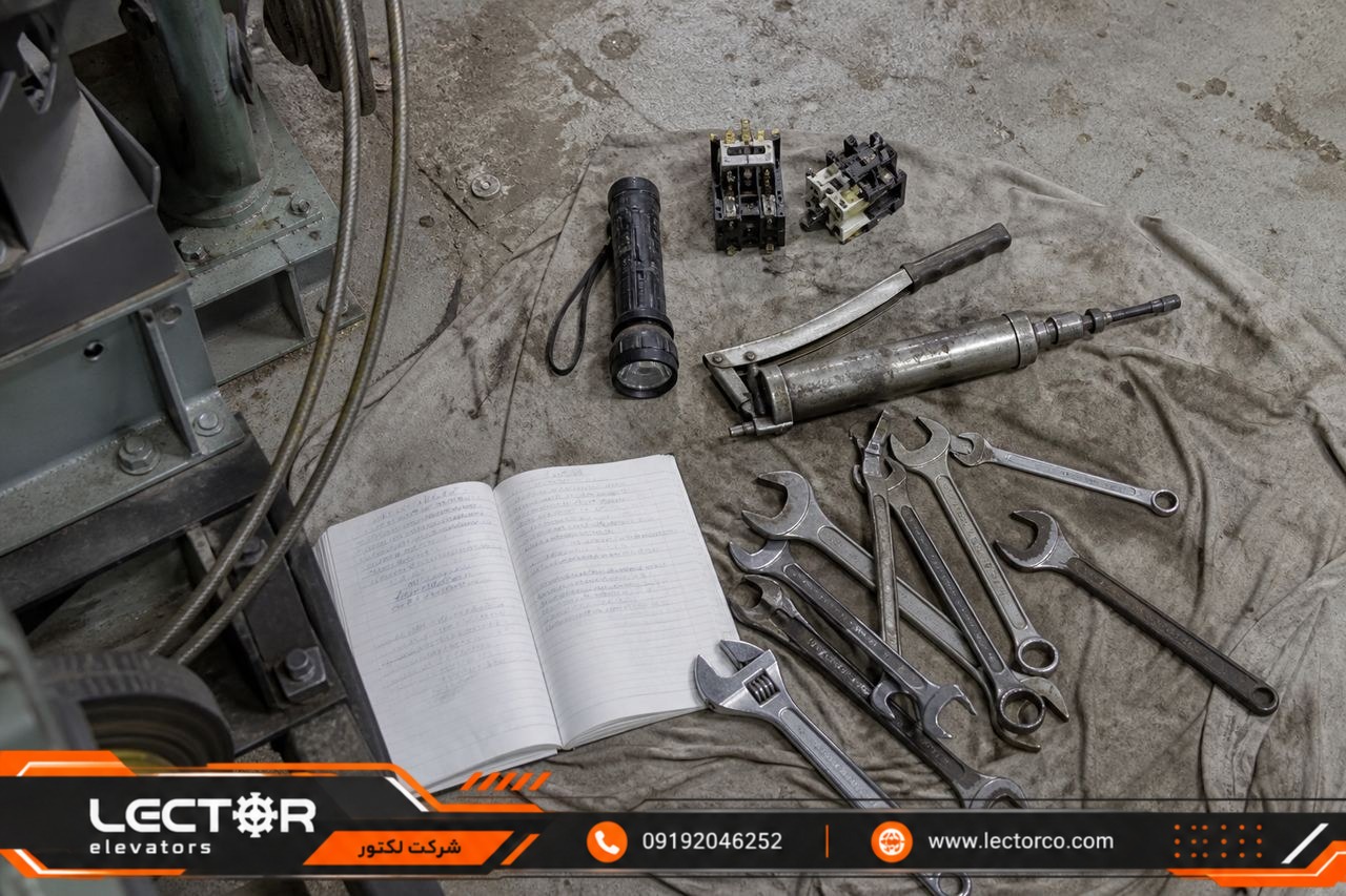 ابزار سرویس دوره‌ای آسانسور
